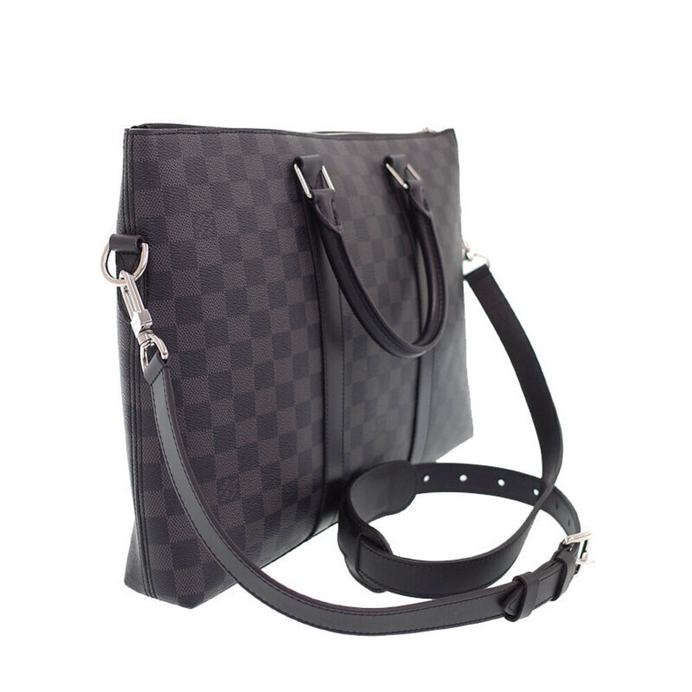Louis Vuitton Bag Business Black Damier Anton Briefcase Graphite